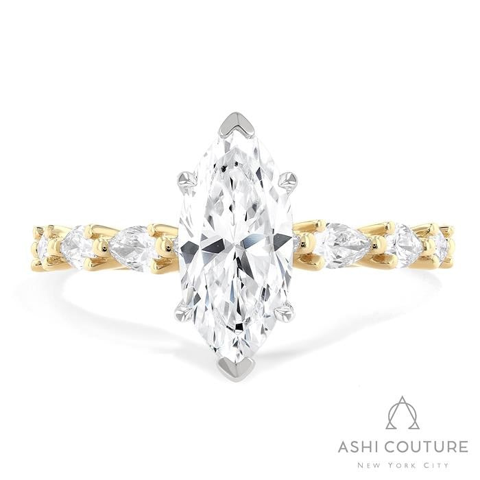 Couture Marquise Semi-Mount Engagement Ring