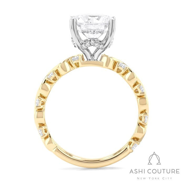 Couture Round Semi-Mount Engagement Ring