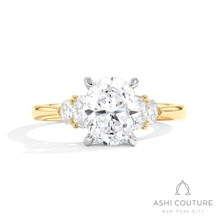Couture 5-Stone Oval Semi-Mount Engagement Ring