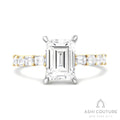 Couture Emerald Semi-Mount Engagement Ring