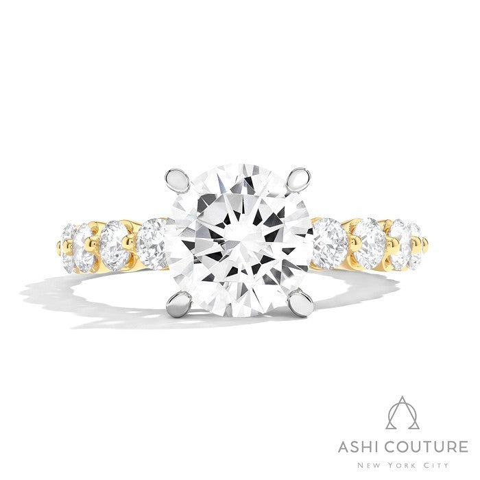 Couture Round Semi-Mount Engagement Ring