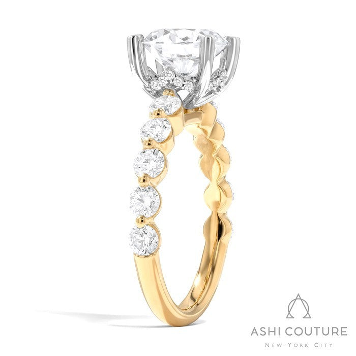 Couture Round Semi-Mount Engagement Ring