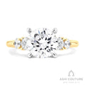 Couture 5-Stone Round Semi-Mount Engagement Ring