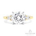 Couture 5-Stone Round Semi-Mount Engagement Ring