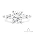Couture 5-Stone Oval Semi-Mount Engagement Ring