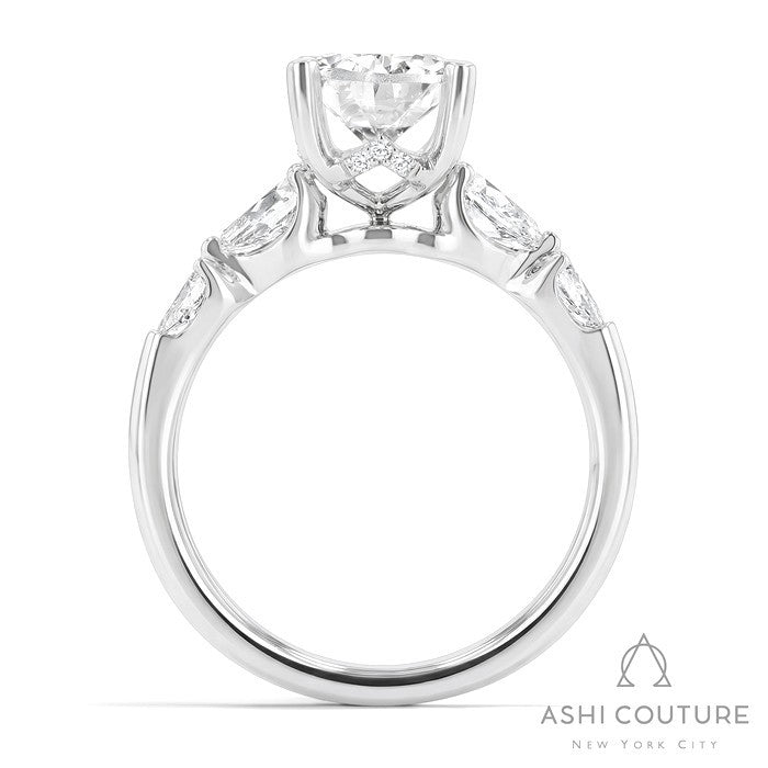 Couture 5-Stone Oval Semi-Mount Engagement Ring