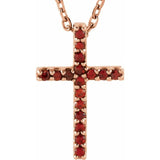 Petite Cross Necklace Or Pendant