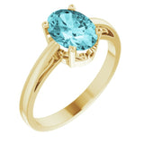 Solitaire Scroll Setting® Ring