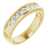 14K Yellow 7/8 CTW Natural Diamond Ring